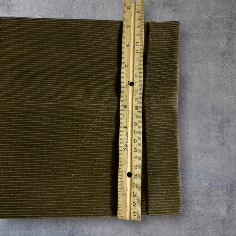 Vintage RALPH LAUREN Corduroy Pant Men 38X30 Pleated and Cuffed Chino Brown